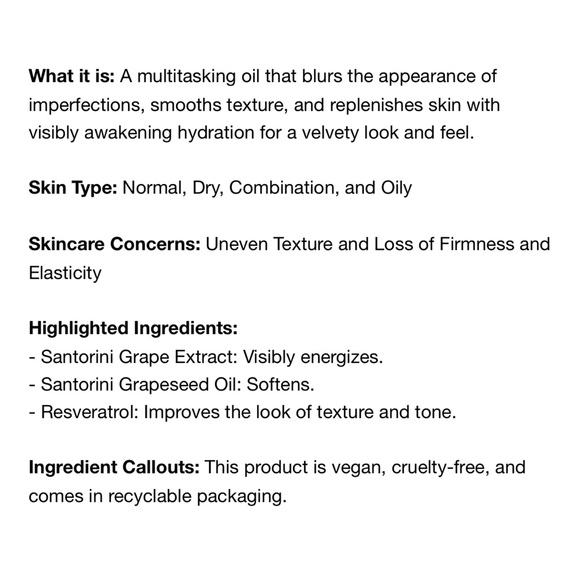 NEW Korres Santorini Grape Velvet Skin Drink 15ml - Picture 6 of 7